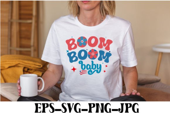 Boom Boom Baby Svg: 4th of July Retro Embroidery Review
