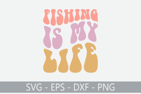 Fishing is My Life Retro Svg Design Review