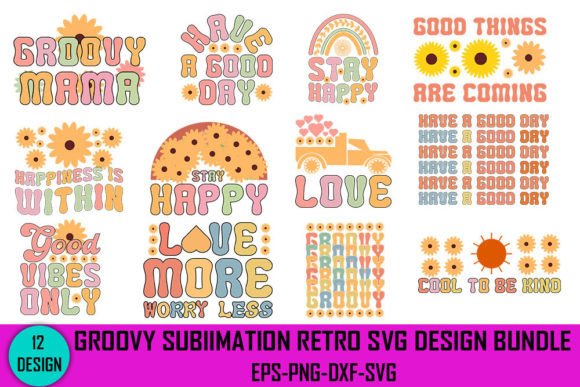 Groovy Sublimation Retro Svg Design Bund Review