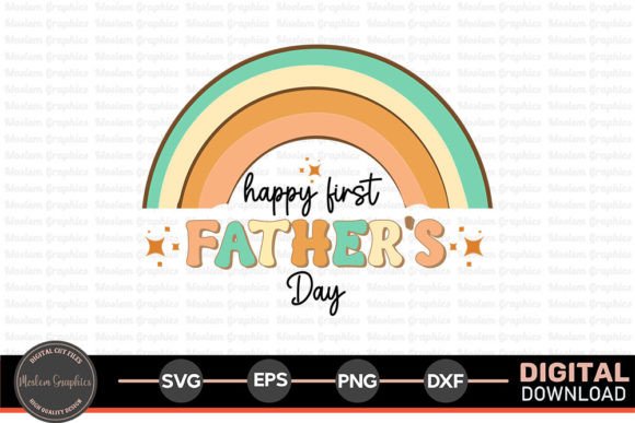 Happy First Father s Day - Retro SVG Review