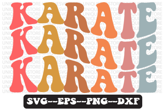Karate Wavy Retro Svg Design Review