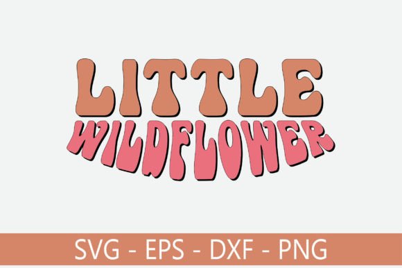 Little Wildflower Retro Svg Design