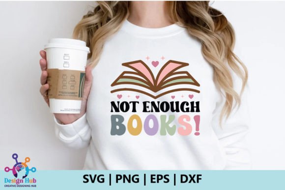 Not Enough Books Retro SVG Review