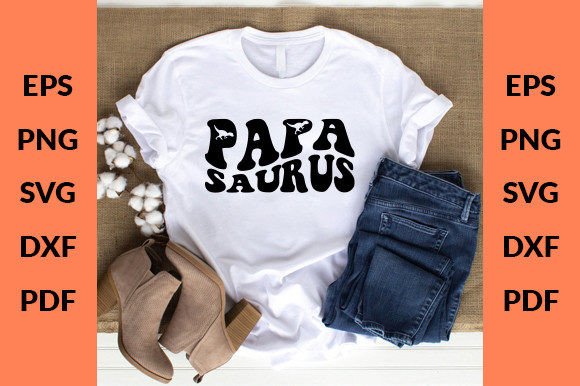 Papa Saurus Retro Svg Review